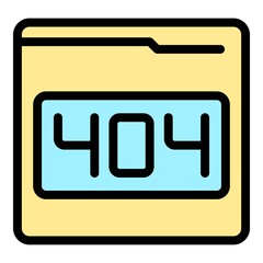 Poster - Tech support icon. Outline tech support vector icon color flat isolated