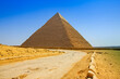 Pyramid of Khafre in Giza, Cairo, Egypt