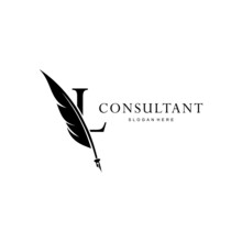 Letter L Logo And Quill
.combination Of Letter L And Vector Quill .perfect For Logos Of Legal Consultants, Lawyers, And More
