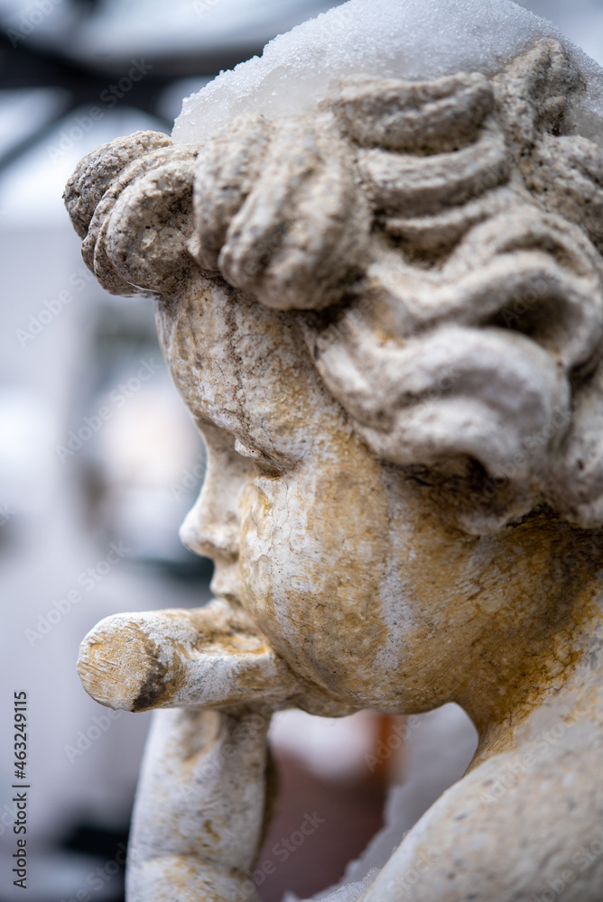 【リヤドロ】笛を吹く天使　ライトスタンド リヤドロ】笛を吹く天使 ライトスタンド