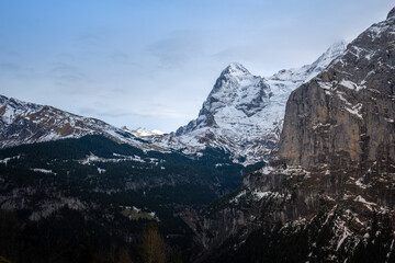 Canvas Print - Eiger Mountain - Murren, Switzerland