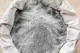 Fototapeta Tulipany - Cement powder in bag package
