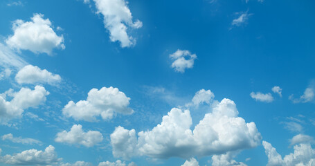 Wall Mural - blue sky with clouds