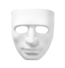 Guy Fawkes Mask On White Background