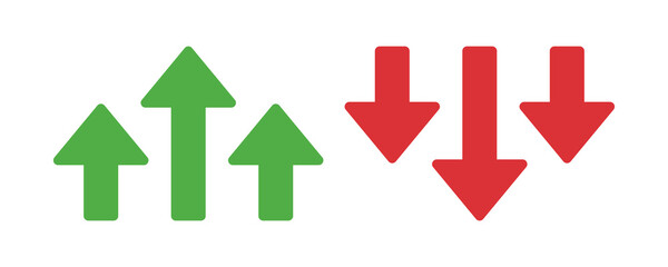 Poster - Up and down arrow vector isolated