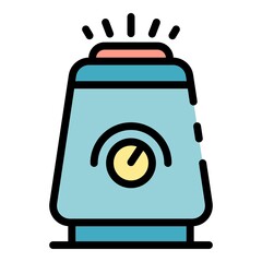 Poster - modern air purifier icon. outline modern air purifier vector icon color flat isolated