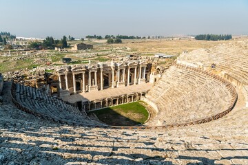 Wall Mural - The theatre at Hierapolis ancient site in Denizli province of Tu
