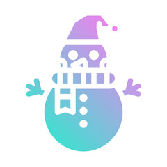 Sticker - snowman