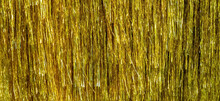 Metallic Gold Foil Tinsel Fringe Decoration Curtain. Birthday, Wedding, Christmas, New Year Party Decoration Background