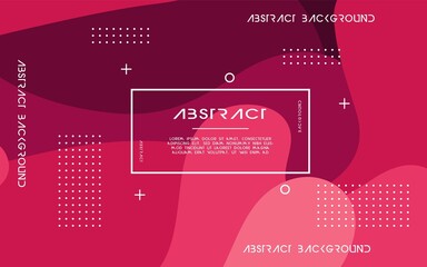Wall Mural - modern abstract red liquid background. dynamic textured geometric elements design .can be used on posters, banners, web, and any more.