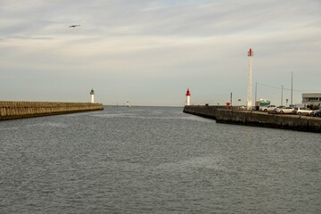 entrée du port de Trouville