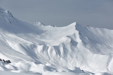 Wall Mural - Mountains covered with snow