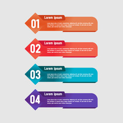 Poster - Banner design element infographic decoration