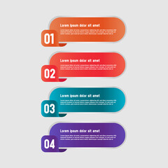 Poster - Creative infographic banner template collection isolated