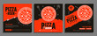 © Parvez252 - Set of Pizza Social Media Post, pizza party offer Template, vector