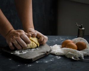 making homemade pasta