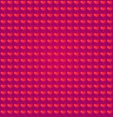 Poster - Seamless heart patterns vector stock illustration