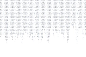 Wall Mural - Binary background - cyber texture