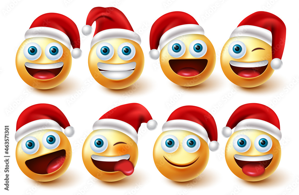 Smiley Santa Characters Vector Set smiley-santa-characters-vector-set