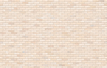 Wall Mural - beautiful brown block brick wall seamless pattern texture background