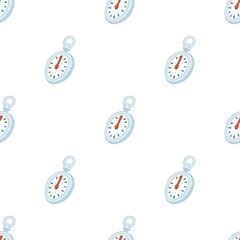 Poster - Stopwatch pattern seamless background texture repeat wallpaper geometric vector