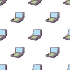 Poster - Gaming keyboard for tablet pattern seamless background texture repeat wallpaper geometric vector