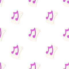 Poster - MP3 audio file extension pattern seamless background texture repeat wallpaper geometric vector