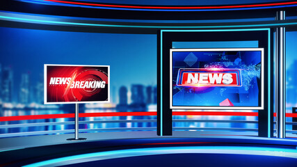 
3D rendering background is perfect for any type of news or information presentation. The background features a stylish and clean layout 