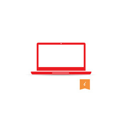 Poster - Computer icon vector isolated on white background. Trendy computer icon in flat style. Modern template for web site, app, ui and logo. Vector illustration, EPS 10
