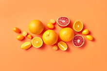 Fresh Oranges And Kumquats