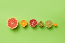 Slices Of Citrus Fruits