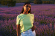 © Edward Cordoba/Stocksy - Portrait of Indian Girl In Lavender Field At Sunset