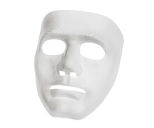 Guy Fawkes Mask On White Background