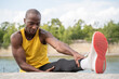 © Hernandez & Sorokina/Stocksy - Black Man Exercising Outdoors