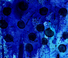 Blue Ink Composition With Dots