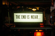 © Jeremy Pawlowski/Stocksy - Apocalyptic, Cryptic, And Dramatic Sign