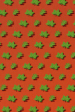 Falling Leaves Paper Pattern, Seamless Repeat