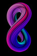 © Sky-Blue Creative/Stocksy - 3D Illustration of twisted colorful shapes
