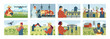 © Kudryavtsev - Set of smart farming concept posters