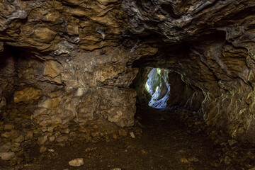 Breathtaking stalactite caves in the Danube valley near Beuron