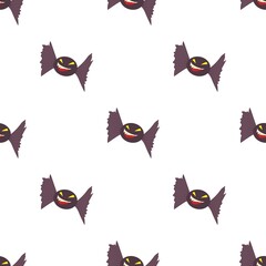 Sticker - Halloween bat pattern seamless background texture repeat wallpaper geometric vector