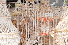 Chandeliers Made Of Shells, Traditional Handmade Craft