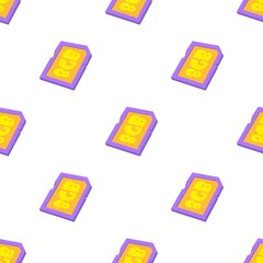 Poster - Memory card 8 gb pattern seamless background texture repeat wallpaper geometric vector