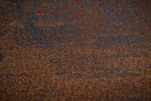Grunge Rusted Metal Texture, Rust, And Oxidized Metal Background. Old Metal Iron Panel