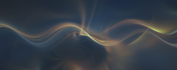 Wall Mural - Abstract background with glowing lines