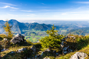 Wall Mural - Blick in den Chiemgau