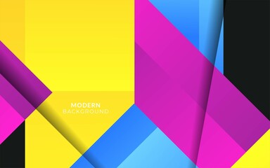 Wall Mural - abstract geometric shape background banner design.