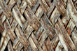 Woven coconut tree leaves
