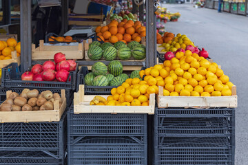 Poster - Tropical Fruits Stall