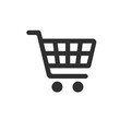 © Oksana Kurnosova - Shopping cart, shopping and shopping vector icon, flat design. Isolated over white background.